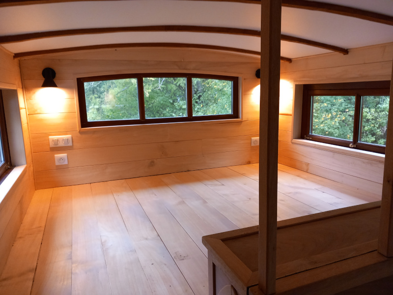 tiny house roulotte interieur