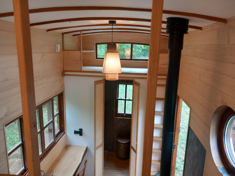 tiny house roulotte interieur